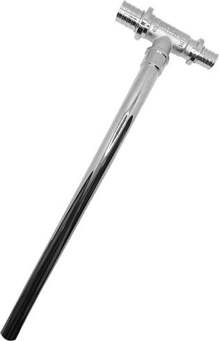 Тройник Т-образный для подключения радиатора L=300 мм, L=750 мм